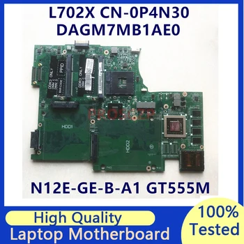 CN-0P4N30 0P4N30 P4N30 дънна Платка за DELL XPS L702X дънна Платка за лаптоп с GT555M HM67 DAGM7MB1AE0 100% Напълно Тествана, Работи добре