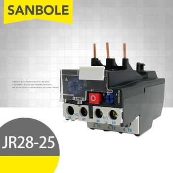 Реле топлинно претоварване JR28-25 Heat Регулируема Електрическа Защита 0,1-32A по Избор Замества LRD LR2D13