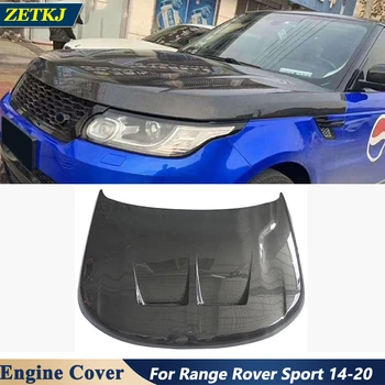 SVR Стил на Истински карбон на предния Капак на Двигателя на Колата Капачка на Капака на двигателя Монтаж на Тунинг За Range Rover Sport 2014-2020 Модификация Стил