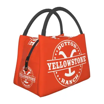 Потребителски обяд чанти за жени Йелоустоун кутия за охлаждане топлинна изолация на обяд за пикник, работа, почивка, пътуване