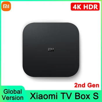 Оригиналната Глобалната версия на Xiaomi TV Box S 2-ро поколение 4K Ultra HD 2G 8G WiFi BT5.2 Google TV Cast Netflix Smart TV Box мултимедиен плейър
