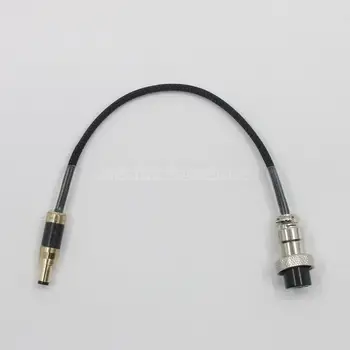 Висококачествен кабел от чиста мед от 0,2 м GX16-2 Пин до 5,5 *2,1 мм, адаптер усилвател на ac /dc, този захранващ кабел