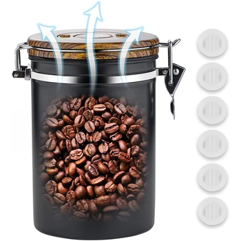 Герметизирующее Устройство За Производството на Бутилки с Обем 1800 МЛ За Съхранение на Кафе на Зърна Контейнер За Съхранение на Хранителни Продукти От Неръждаема Стомана 304 е Достъпна За Проследяване Дата