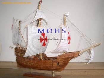 Класическите дървени везни кораби, плаващи дървени везни лодка 1/50 САНТА МАРИЯ мащаб монтаж на плаване на кораба модел комплекти дървени ветроходни комплекти