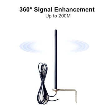Се използва за клониране на APRIMATIC TR2 TR4 TM4 TXM вратата дистанционно управление 433 Mhz усилване на сигнала усилвател антена за усилване на сигнала