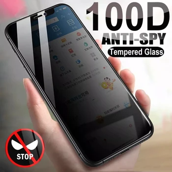 Anti-spyware Защитно стъкло за iPhone 13 12 11 Pro Max 12Mini Защитно фолио за екран за iPhone 6 14 7 8 Plus X XR XS Max privacy Glass