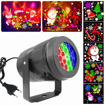Led проектор лека нощ външна проекционная лампа 16/20 модели, въртяща се на 360 градуса, украса за дома, коледа, фестивали, партита
