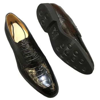 Луксозна бизнес мъжки бизнес обувки от естествена кожа, с висококачествена мода на сватбени обувки за престой, уютни всекидневни обувки