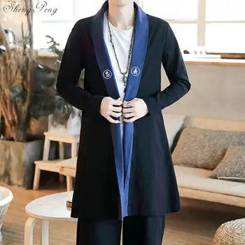 Традиционната китайска облекло шанхай танская източна мъжко облекло облекло за кунг-фу е китайска традиционна мъжки дрехи Q088