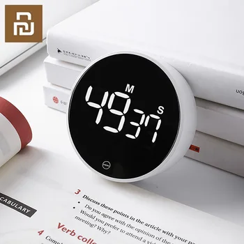 Youpin MiiiW таймер Въртящ се Магнитен електронен таймер за обратно отброяване на времето за готвене LED дигитален дисплей с кухненски будилник хронометър