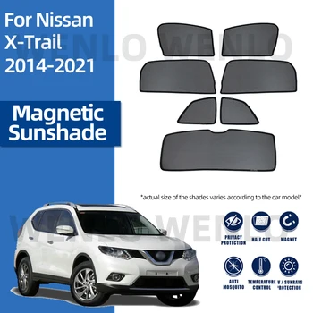 За Nissan X-TRAIL 2014-2021 Авто Козирка Вътрешни Щори сенника На Прозореца Магнитен Козирка, Без Увиснала Козирка