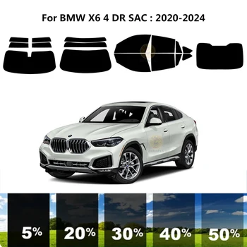 Предварително Нарязани на нанокерамика автомобилен Комплект За UV-Оцветяването на Прозорци на Автомобили Прозорец Филм За BMW X6 G06 4 DR SUV 2020-2024