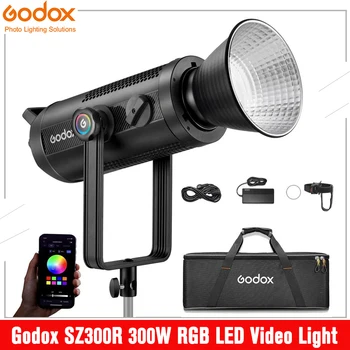 Godox SZ300R 300 W RGB led Лампа за Видеозаснемане с Монтиране Bowens за Фотография 2500-10000K Студиен Лампа с горивото приложение за Снимане на Видео Shooti