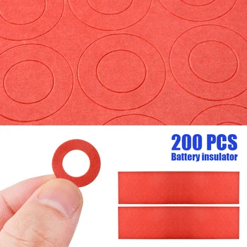 200шт литиево-йонна батерия 18650 Изолационен пръстен Високо качество на Положителен отрицателен батерия изолационен лист Залепваща картонена хартия