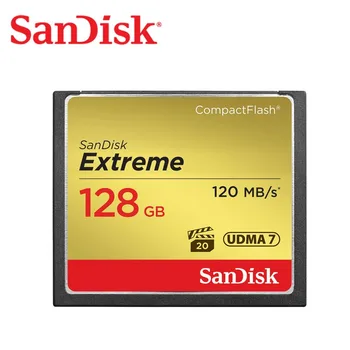 SanDisk extreme pro CFcards Карта памет от 32 GB 64 GB 128 GB 120 М/С Високоскоростен компактна флаш карта за slr камери и HD-видеокамери