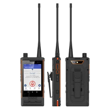 Anysecu 4G-P4 4G POC DMR радио с UHF 400-470 Mhz IP68 Водонепроницаемое Може да използва Zello или поддръжка на недвижими пр NFC и GPS