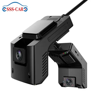 Скрита камера с двойна леща, е черна кутия, с Gps и Sim карта, Blackvue Линк с телефон, Hd 1080p Wifi, малък автомобилен видеорекордер, видео рекордер, 4g Dash Cam