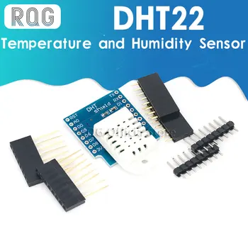 DHT22 Pro Shield за WEMOS D1 mini DHT22, модул дигитален сензор за температура и влажност с една гума, модул сензор