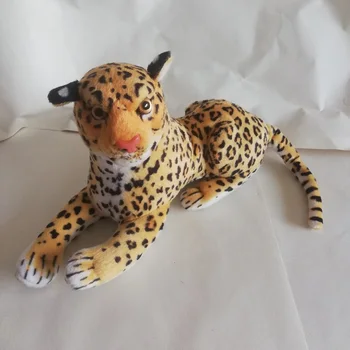 Около 38 см Скъпа Леопардовая Мека Кукла Чудесна Леопардовая Плюшен Играчка, Играчка За Момчета И Момичета За Рожден Ден, подарък за Коледа h2492