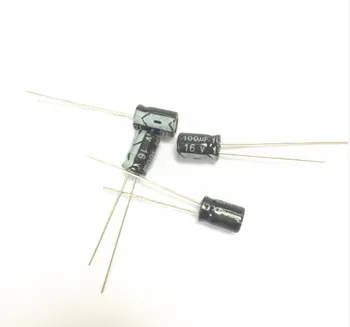 1000шт 100 uf 16 В 16V100 icf бразда електролитни кондензатори 5X7 мм