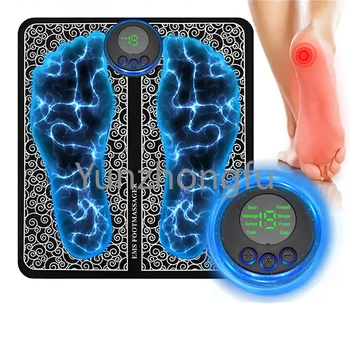 Гореща разпродажба, фабрично преносим USB акумулаторна електрическа автоматичен LCD дигитален салон за мат Шиацу, масажор за крака