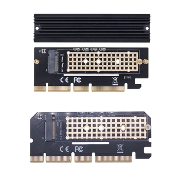 Адаптер NVME SSD за PCIe 16X Странично Карта M-Key PCIe 4X, 8X 16X адаптер