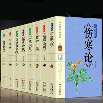 Символ на сърцето на китайската традиционна медицина TCM Рецепти, дадени в Рими Yellow Emperor ' s Internal Classic Libros Livros