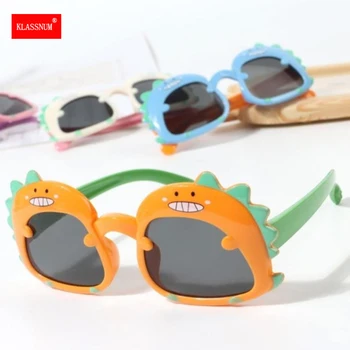 Детски слънчеви очила KLASSNUM, чаши за парти с анимационни динозавром, очила за момчета и момичета, детски слънчеви очила с UV400 цветове, слънчеви очила 2023