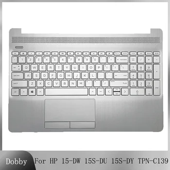 Оригиналната НОВА американска за HP 15-DW 15S-DU 15S-DY TPN-C139, Горен Калъф За лаптоп, Горна Поставка за ръце, Подсветка Тъчпад L52022-001