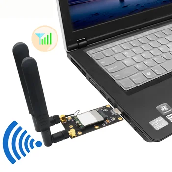 Такса адаптер NGFF M. 2 USB 3.0 4G Антена за модем Quectel LTE Cat16 EM160R-GL EM12-G EM06-E EM06-A EM120R-GL EM121R-GL M. 2