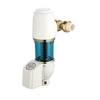 Универсален клапан Система за пречистване на вода за цялата къща, автоматичен филтър за предварително изплакване с вода