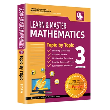 SAP Learning Mathematics Book тетрадка-упражнения за 3 клас Сингапур начално училище учебник по математика на английски език на изданието Books