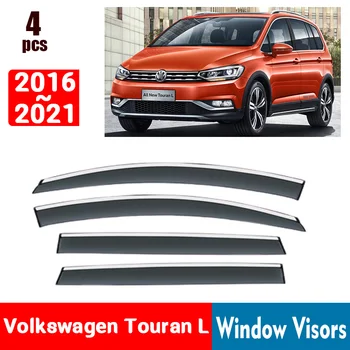 За Volkswagen Touran L 2016-2021 Прозорец очила за Защита от дъжд на Прозореца дъждобран Дефлектор тента щит Вентилационна защита козирка