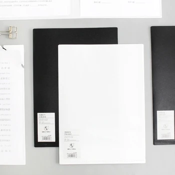 A4 черно-бяла папка за файлове водоустойчив държач за документи на хартиен носител скоба за съхранение на канцеларски материали, консумативи, канцеларски материали, ученически пособия за подаване на документи